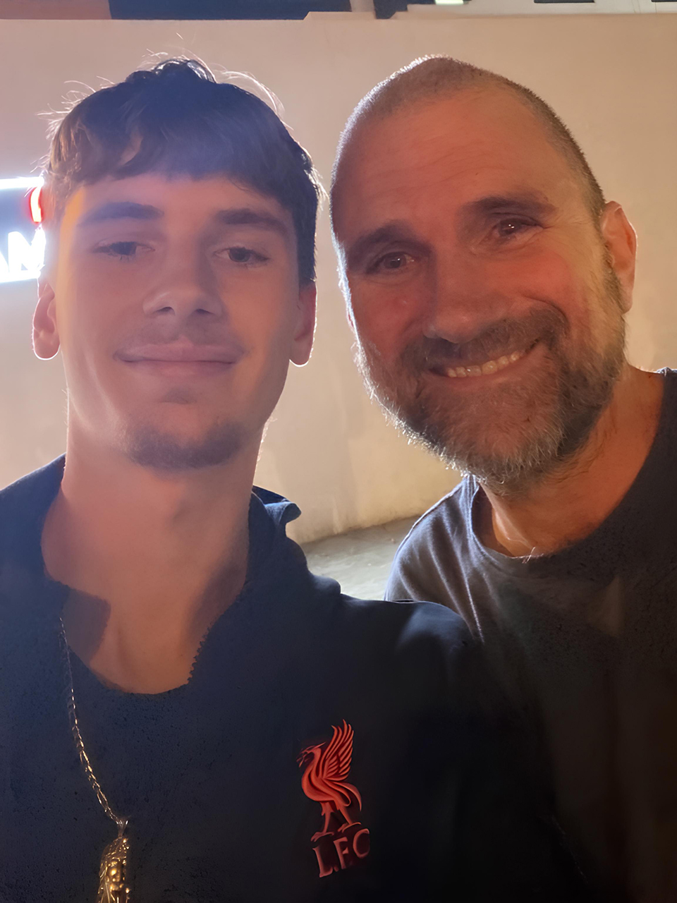 Adrian and I, near the Mall of the Emirates in Dubai, March 1, 2023
